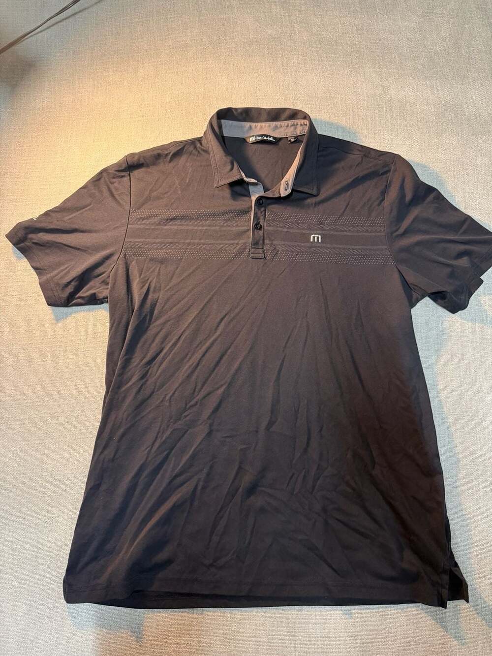TravisMathew AO Smith Embroidered Performance Polo Shirt XXL